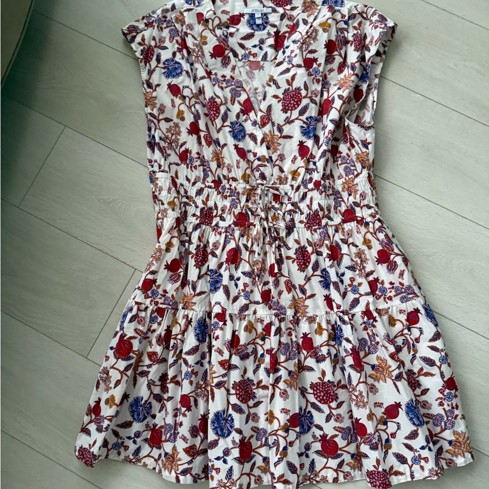 Derek Lam White Floral Mini Dress